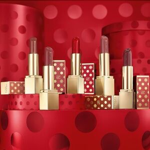 NEW✅ Estee Lauder Unwrap The Moment Holiday Gift Lipstick Set